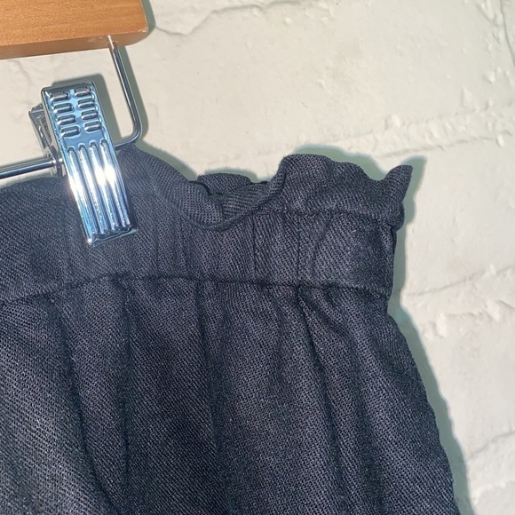 Maternity linen shorts NEW blend paper bag waist pockets xxl elastic waistband - Picture 2 of 6